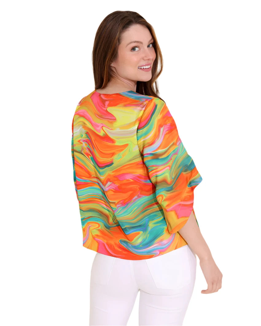Alden Adair - Alexis Top- Marble
