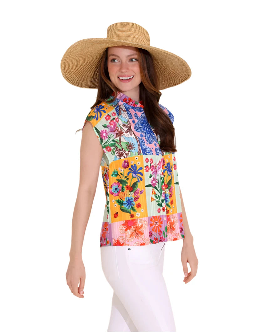 Alden Adair - Birkin Top - Floral Sketch