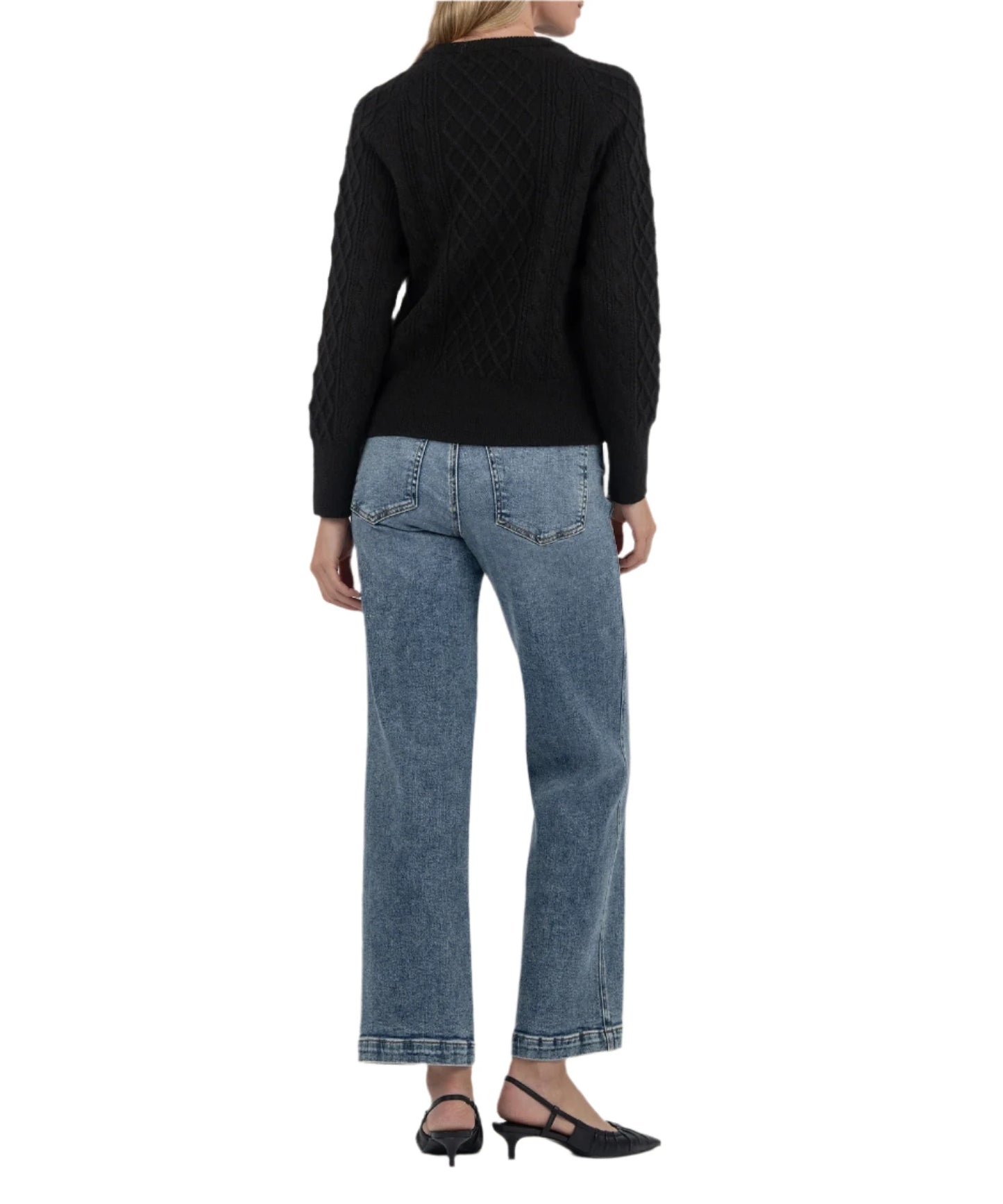 KUT Lacey Top Black
