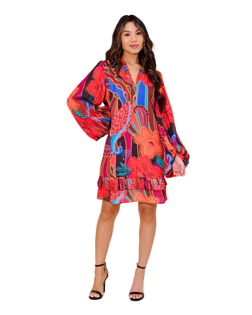 AA Liza Dress Floral Cascade