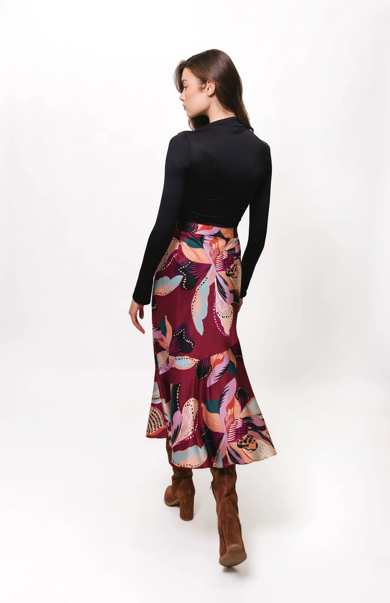 HUT Palo Skirt Plum Jungle