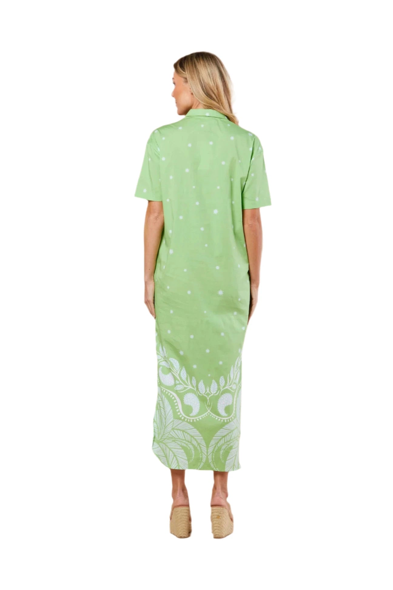 SF Reese Dress Celedon Palmetto