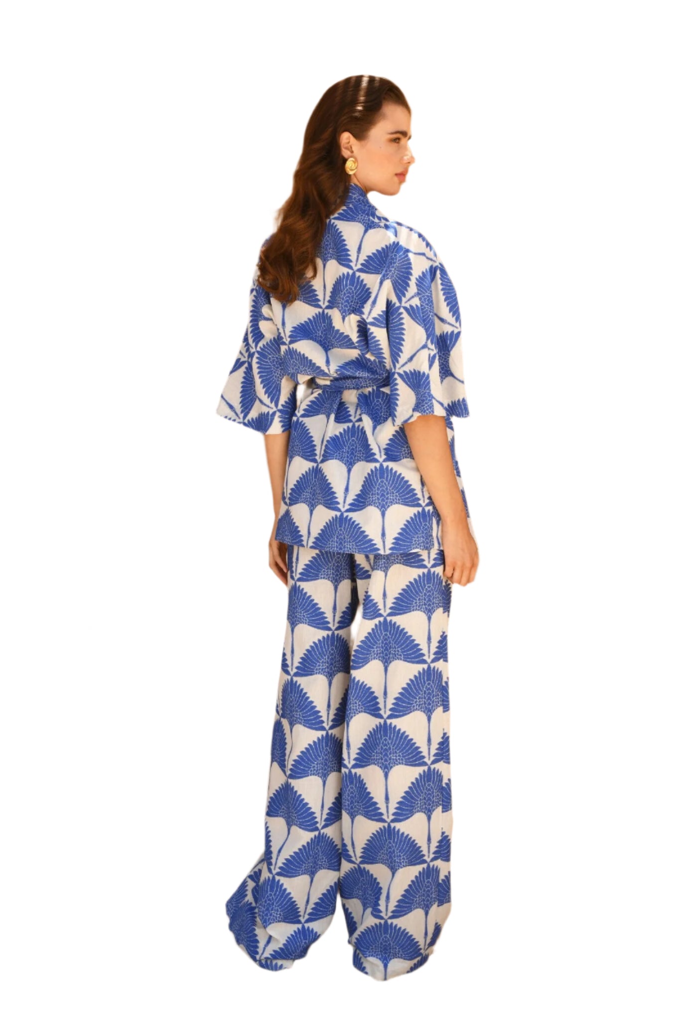 KAS 9369 Pants Blue/White