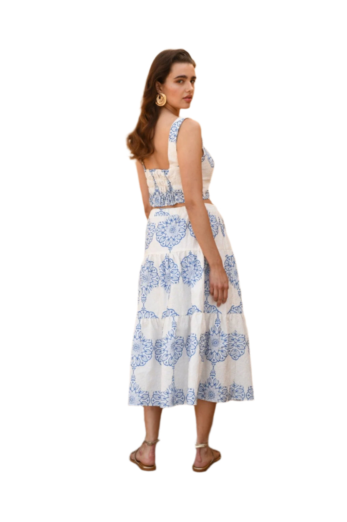 KAS 9393 Skirt Blue/White