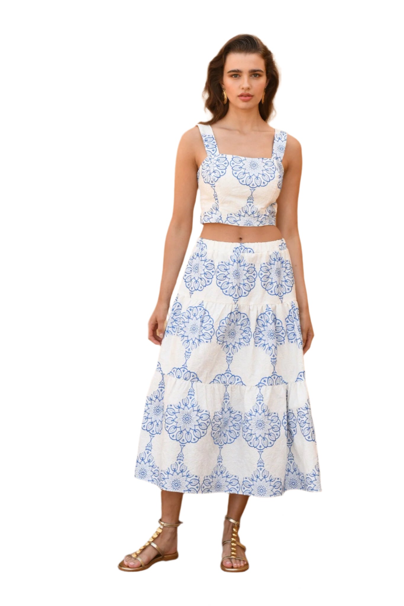 KAS 9393 Skirt Blue/White