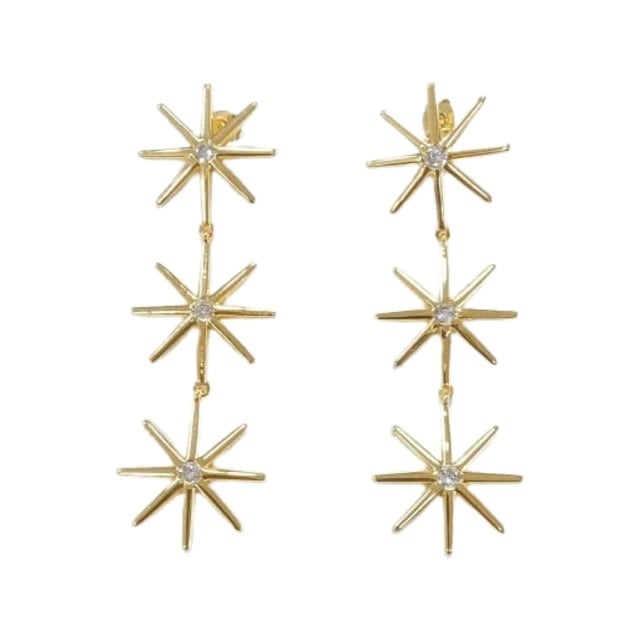 ALAV Sunburst Triple Drops Gold