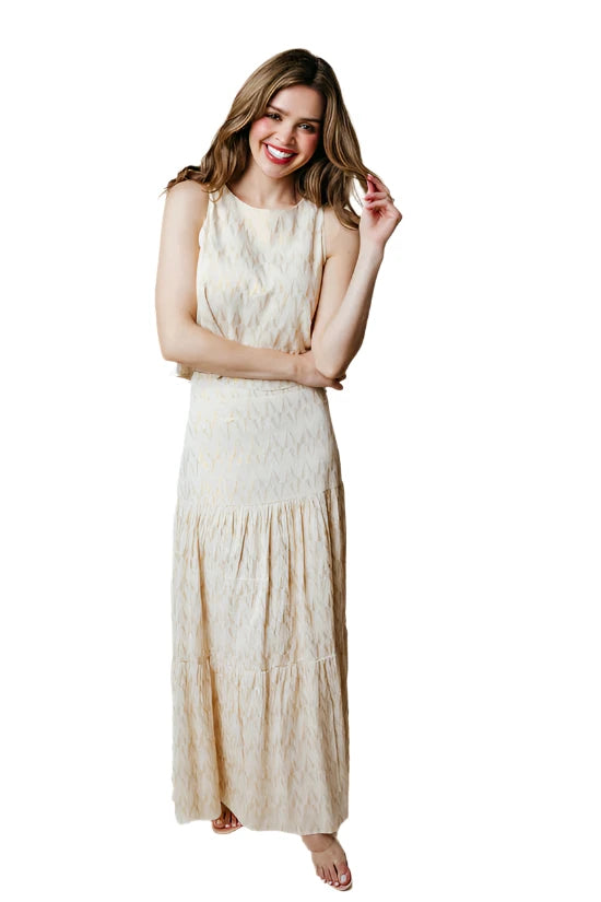 LR Sunday Skirt Gold Sparkle