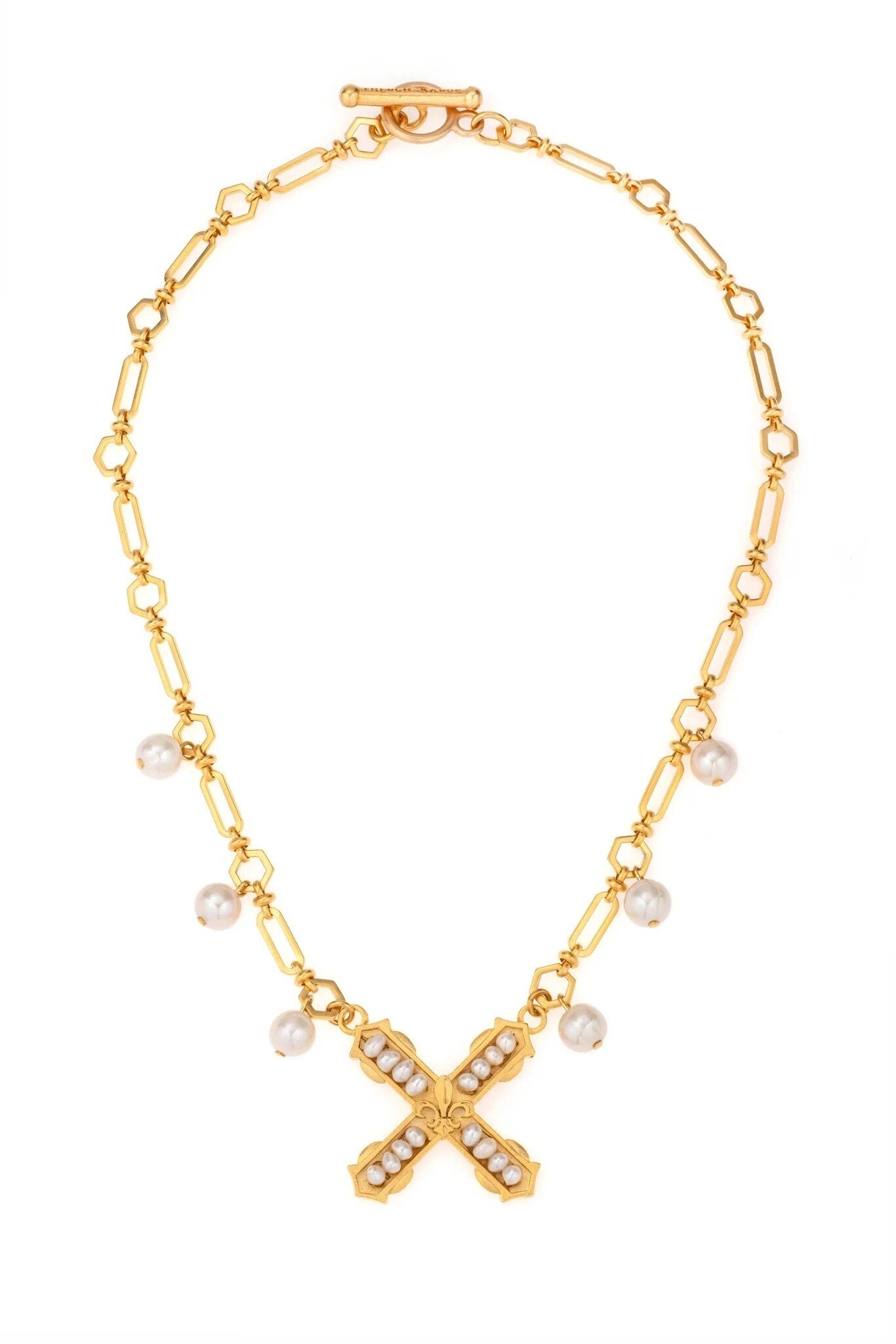 FK DS2232-Z Necklace Pearl/Gold