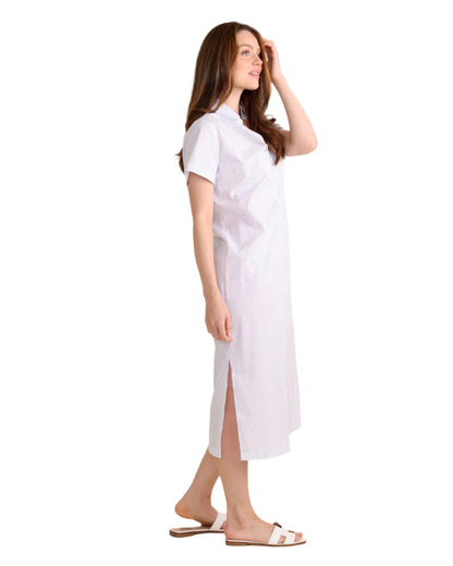 Kiawah Dress - Blue/White Stripe