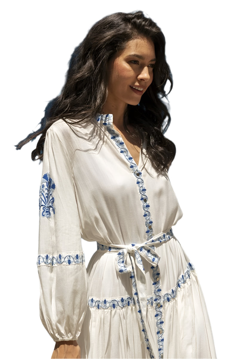 JM Katerina Dress Blue O/S