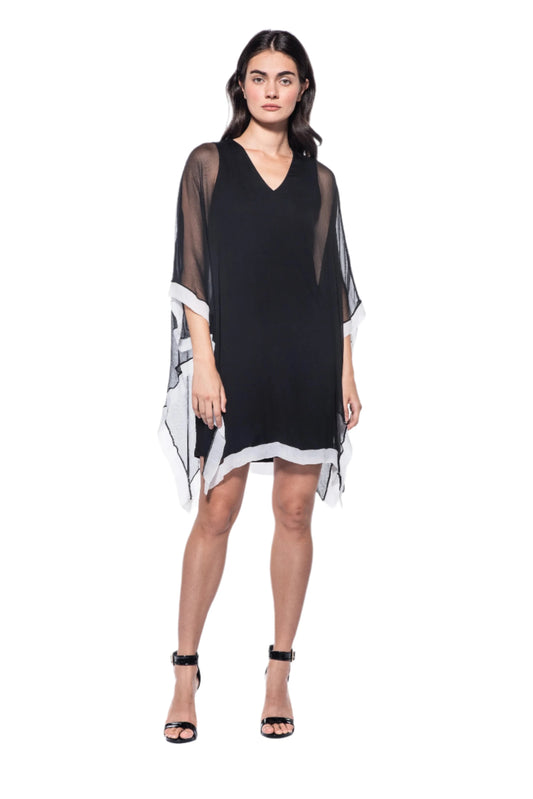 1200 Dress - Black/White
