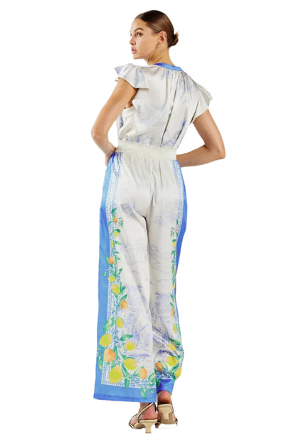 Lemon Garden Pants Blue