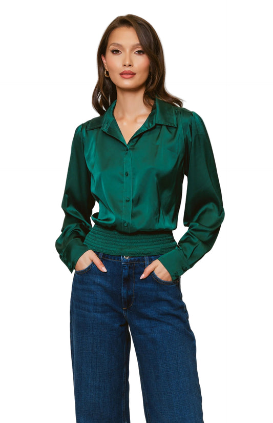 Jama Blouse - Forest