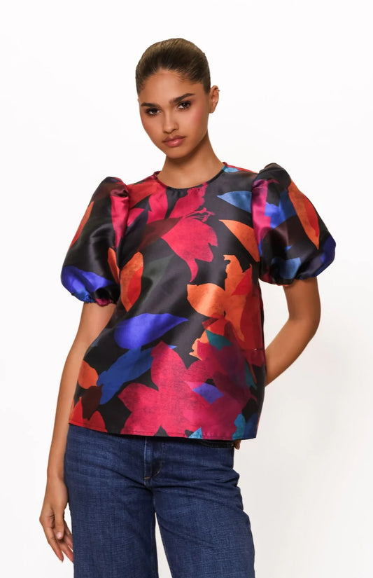 Nadine Top - Mache Floral