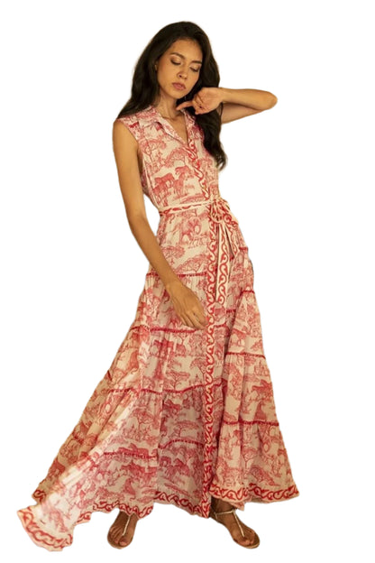 Georgina Dress - Red