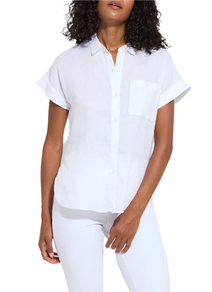 Lyla Linen Shirt - White