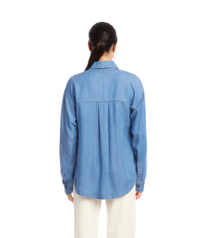 Soft Denim Shirt Jacket