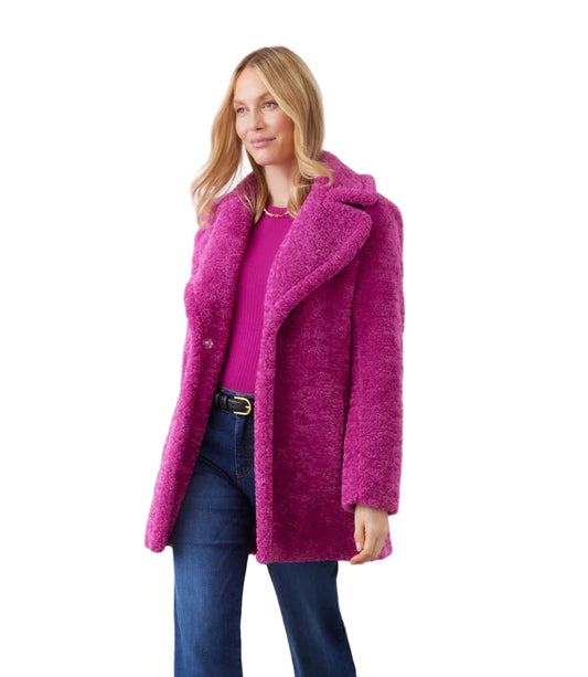 Sherpa Coat - Orchid
