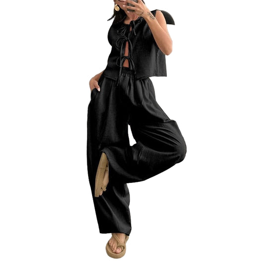 Brett Pant Set - Black