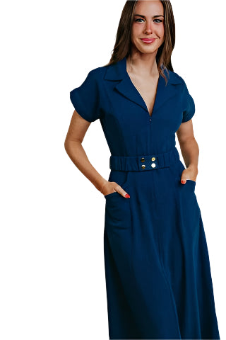 LR Aly Dress Navy