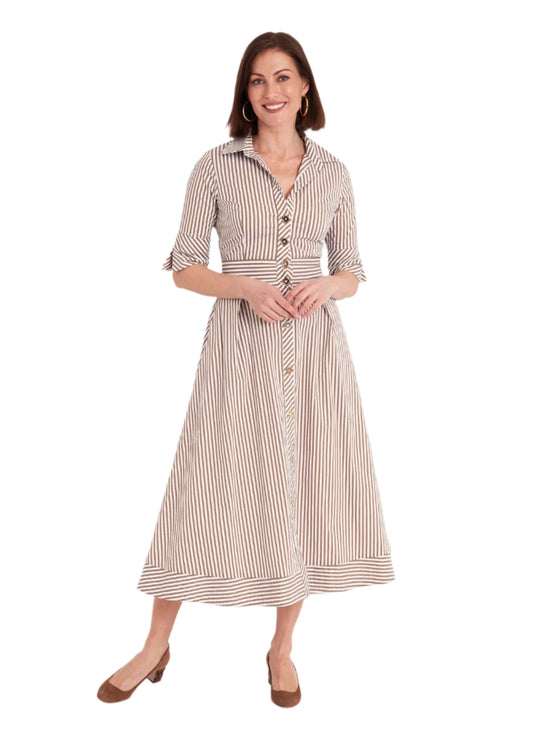 Monaco Dress - Taupe