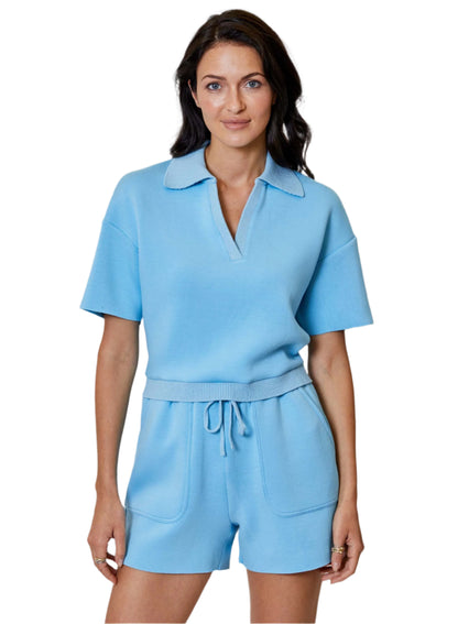 Pauline Top - Aqua