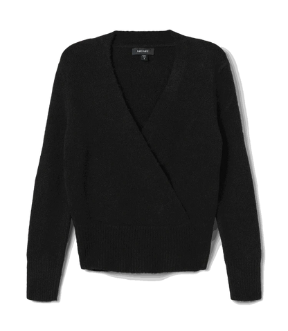 Wrap Sweater - Black