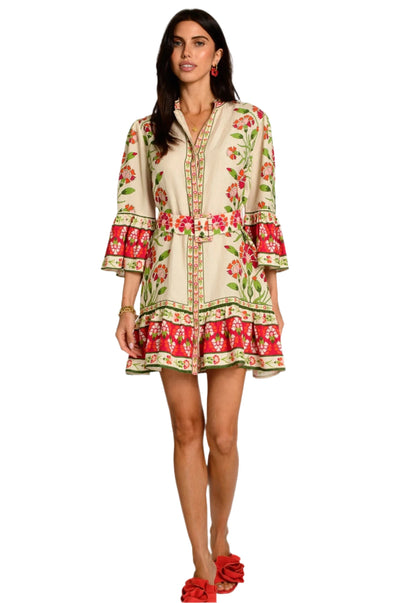 Frances Dress - Indian Flower Poppy