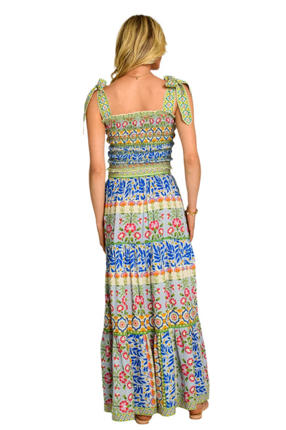 Mae Skirt - Spring Mixed Stripe