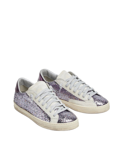 P 448 John Sneaker - Glitter/Purple