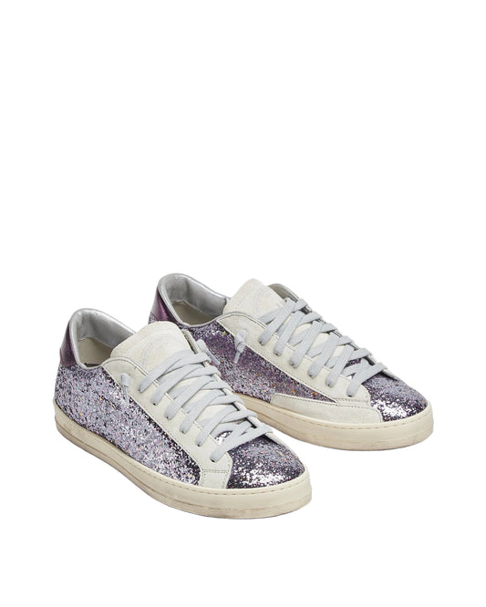 P 448 John Sneaker - Glitter/Purple