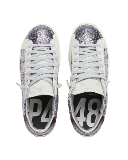 P 448 John Sneaker - Glitter/Purple