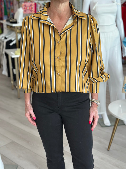 Alex Button Down Blouse