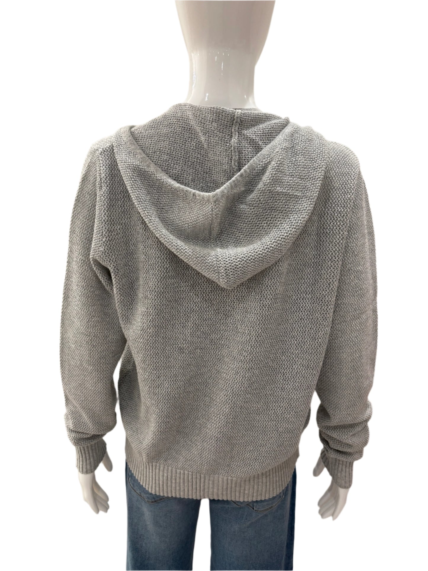 River Mesh Zip Hoodie - Tin