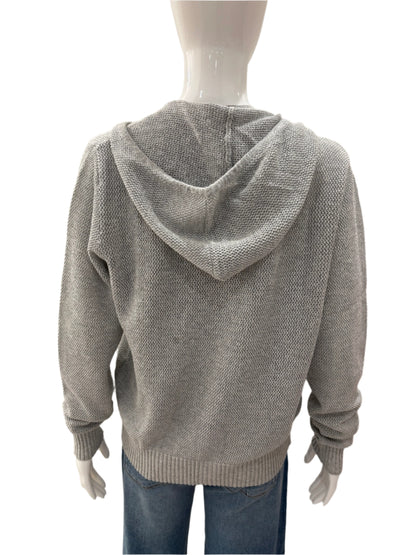 River Mesh Zip Hoodie - Tin