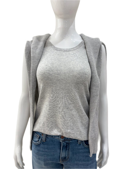 River Shell Top - Tin