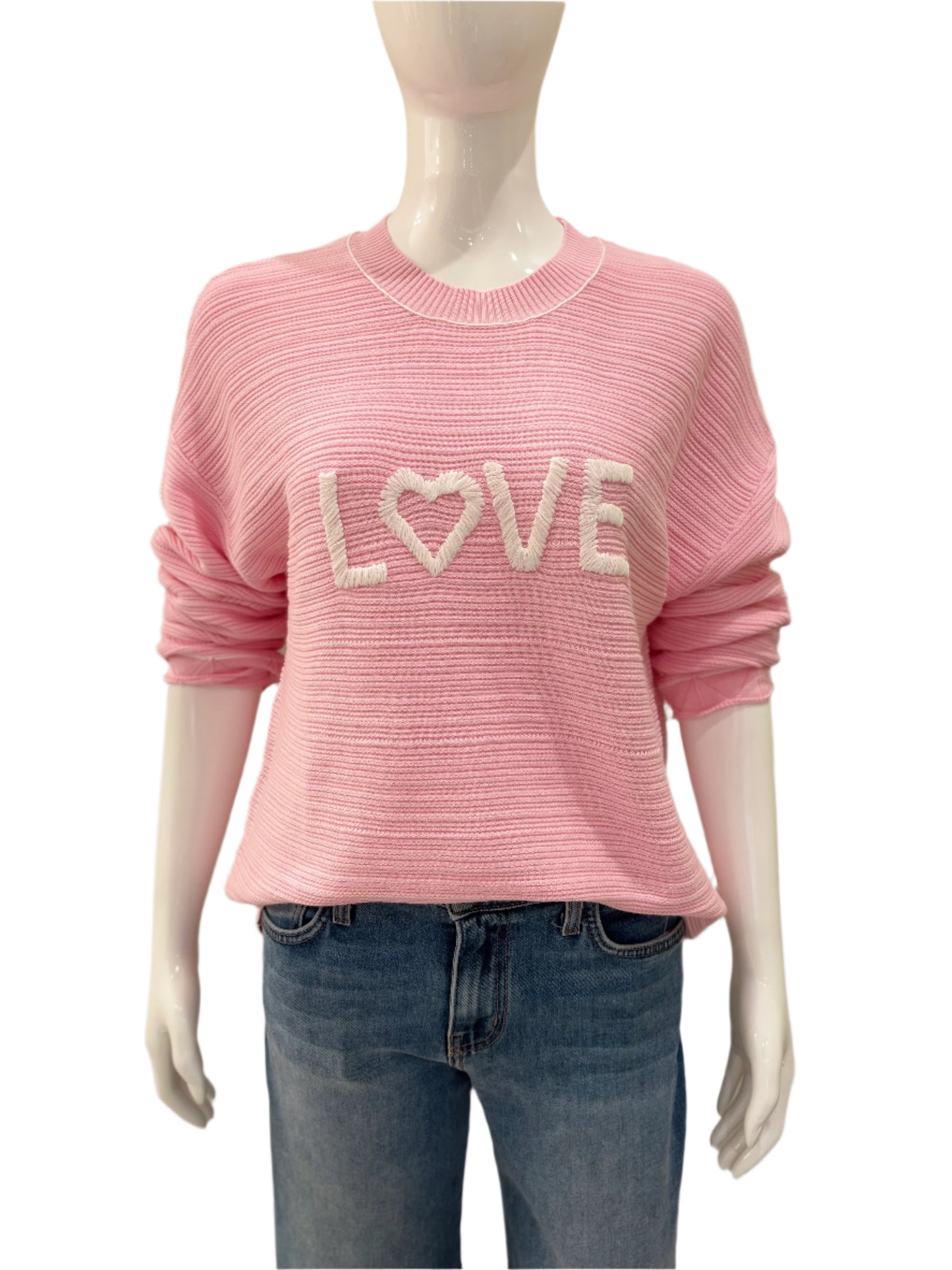 Love Crew Top - Petal