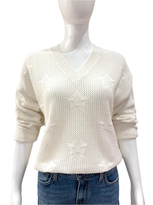 CT573M Stars Top - White