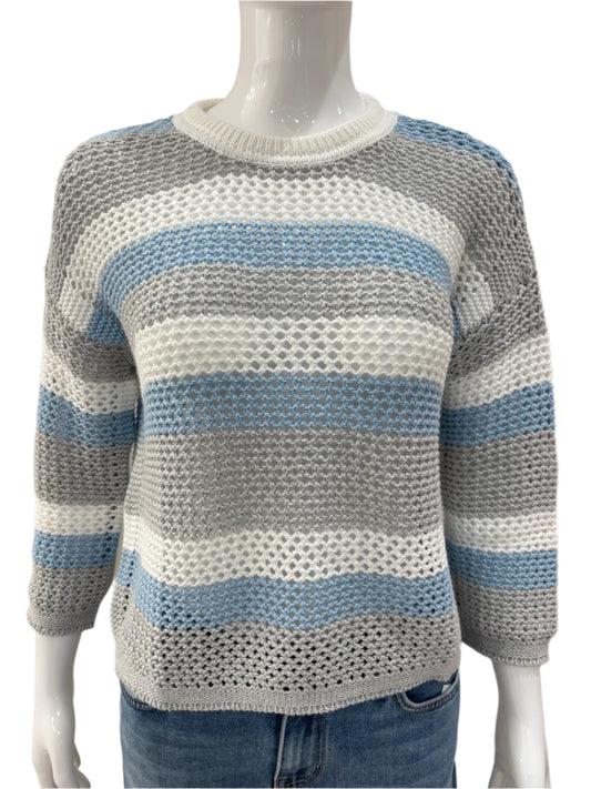 Willow Crochet Top - Sky