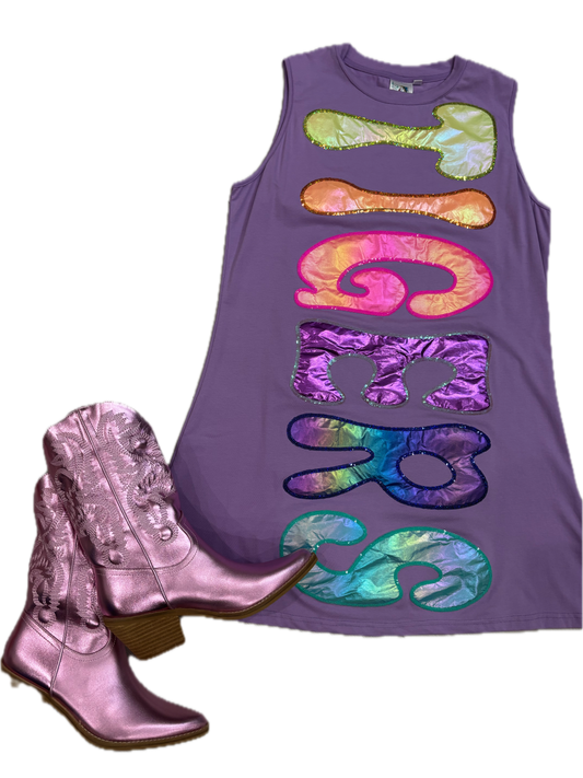Queen of Sparkles | Tiger Tank Dress