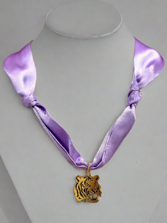 Scarf Necklace - Tiger