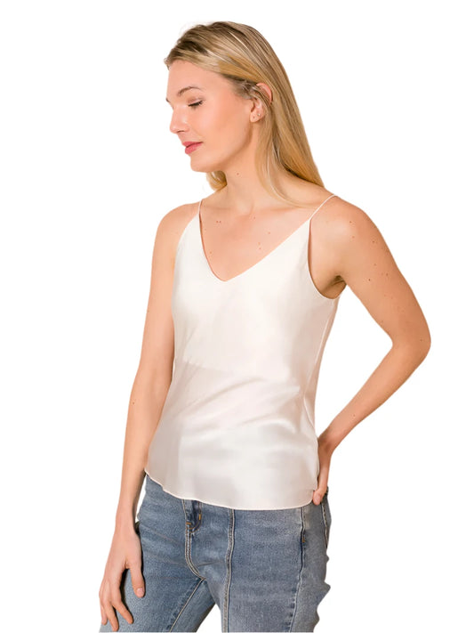 SS22C002 Silk Camisole - Ivory