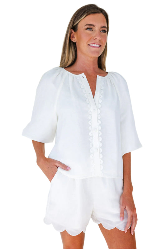 Emma Top - White