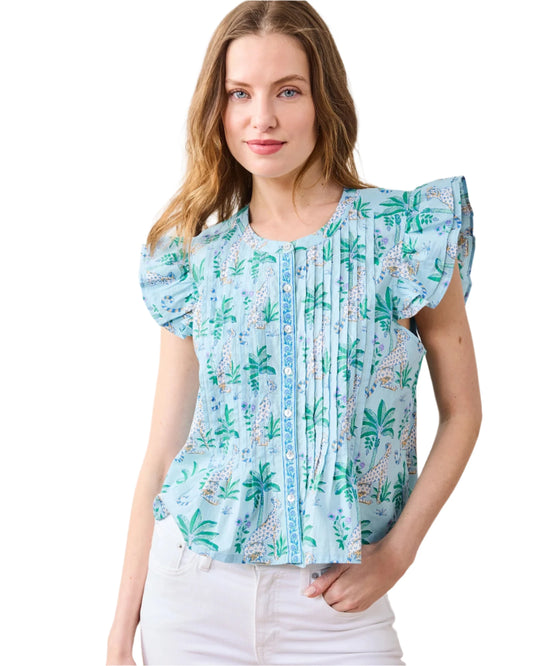 Katie Blouse - Oasis Sky