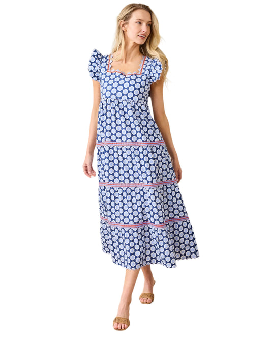 Dunmore Hex Dress - Periwinkle Pop