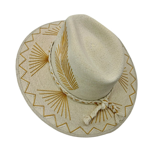 Vallarta Palm Hat - Gold
