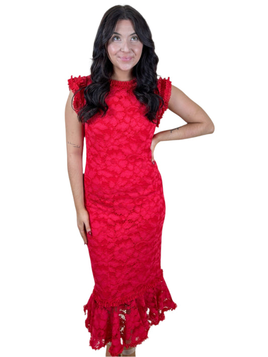 FW24D440 Dress - Red