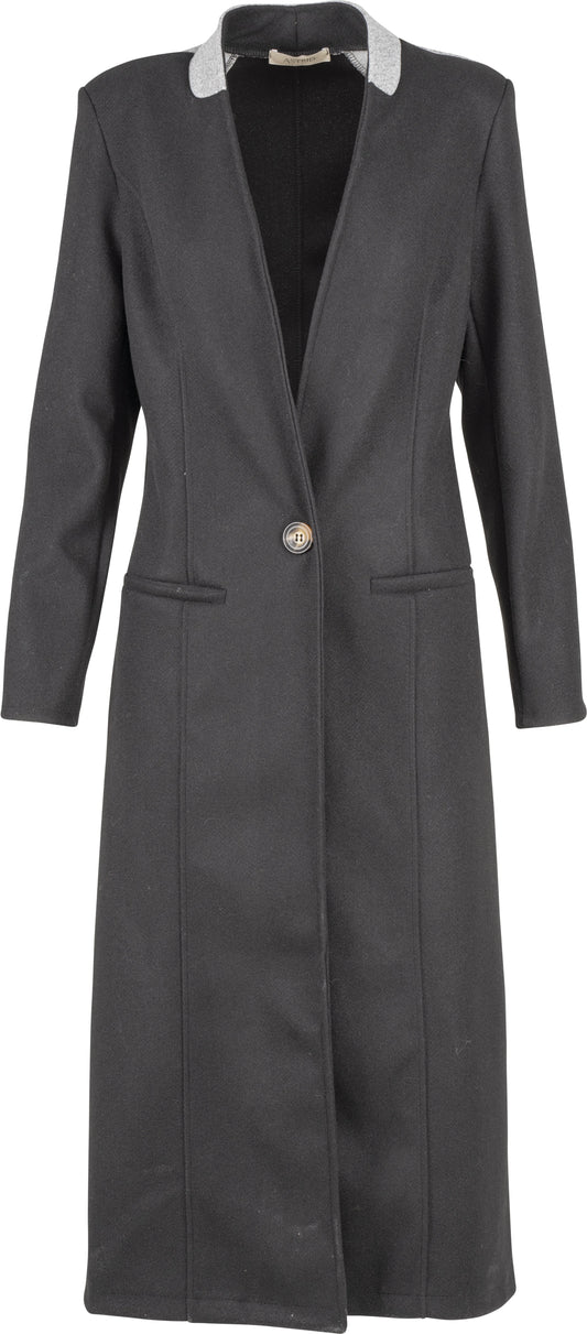 27-W263F Coat - Black