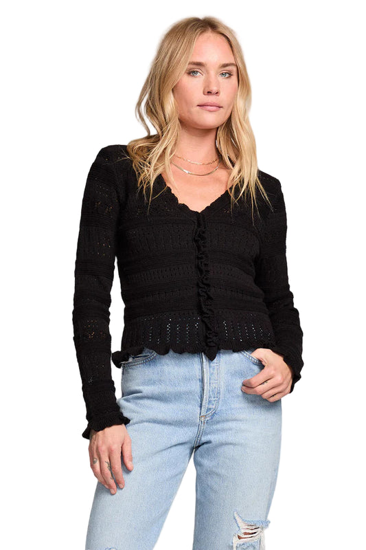 Marlow Cardigan Sweater - Black