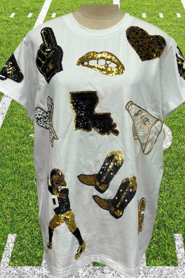 Black & Gold Game Day Tee